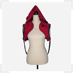 Handmade Cropped Hooded Vest